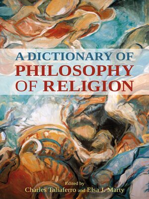 cover image of A Dictionary of Philosophy of Religion